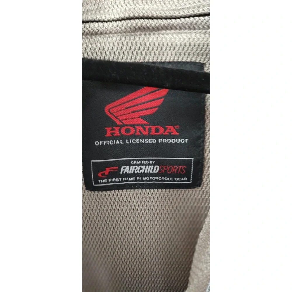Honda Goldwing Motorcycle Jacket Fairchild Sports Hypertex Mesh Grey Black M
